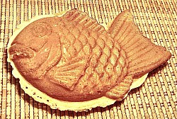 ボリューム満点！！ベーコンエッグたい焼き。